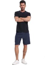 3 Pack Men's Athletic Shorts Sets Gym Workout Short with Zippered Pockets Running Joggers Basketball Gift - Image 4