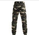 Camouflage Pants for Men Camo Cargo Work Pants Trousers with 8 Pockets