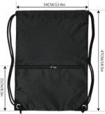 Drawstring Backpack Bag Sport Gym Sackpack - Image 4