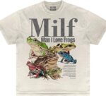 Man I Love Frogs Shirt, Vintage Meme Frog Shirt, Silly Tee, Gag Gift for Gen Z, Inappropriate Funny Gag Gift, Gen Z Meme Tee