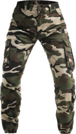 Camouflage Pants for Men Camo Cargo Work Pants Trousers with 8 Pockets - Image 7