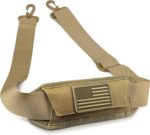 Shoulder Strap Pad for Tactical Pouch, Universal Bag Strap with Detachable Thick Pad Single Shoulder Straps Replacement